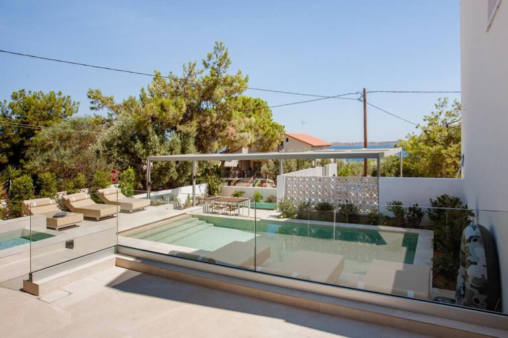 Chania Living Stories Villa With Piano Chrissi Akti Chania Exterior foto