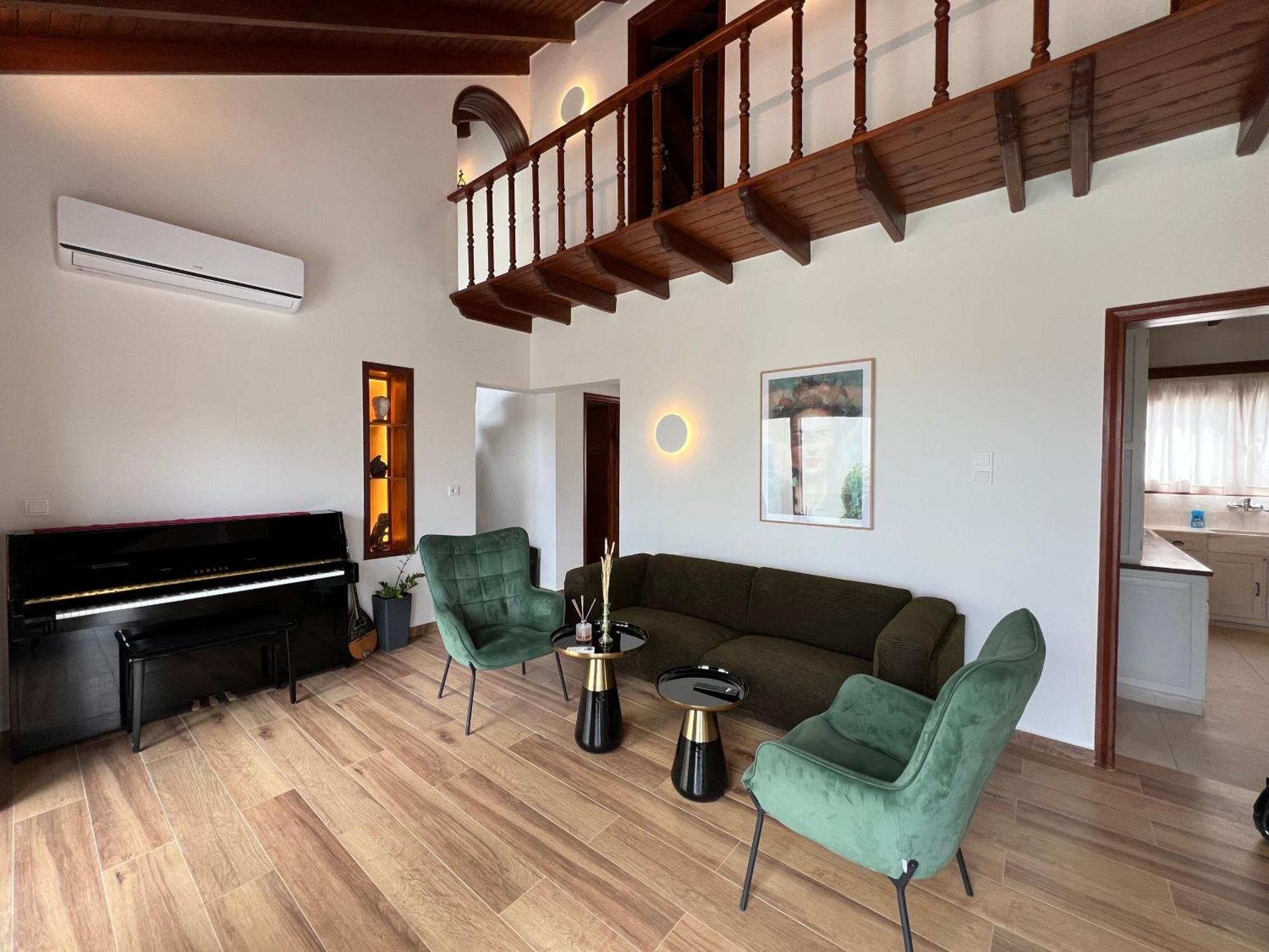 Chania Living Stories Villa With Piano Chrissi Akti Chania Exterior foto